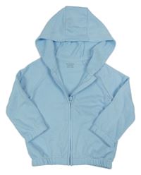 Svetlomodrá prepínaci mikina s kapucňou Primark