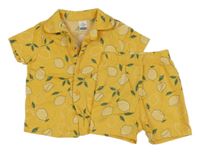 2set - Žltá košeľa s citrony + kraťasy LC Waikiki