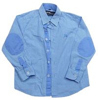 Modro-biela kockovaná košeľa Alpin