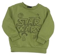 Khaki mikina so Star Wars zn. Disney