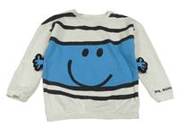 Bílá mikina Mr. Men Tu