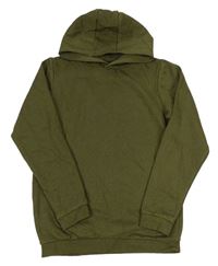 Khaki mikina s kapucňou zn. Matalan