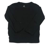 Černé triko H&M