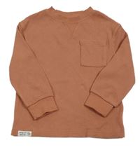 Světlecihové vzorované mikinotriko s kapsou M&S