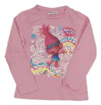 Růžové triko s Poppy 