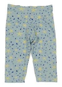 Svetlomodré capri legíny s hviezdičkami Lupilu