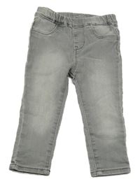 Šedé džegíny H&M