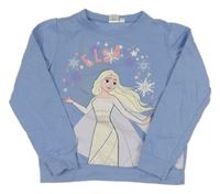 Modrá mikina s Elsou Disney