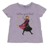 Lila tričko s Annou Disney
