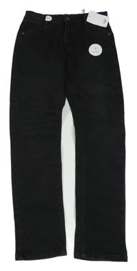 Nové - Čierne thermo slim fit rifle Yigga