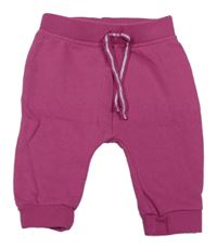 Purpurové cuff tepláky Ergee