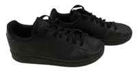 Černé koženkové botasky Adidas vel. 35,5