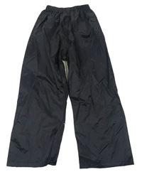 Čierne šušťákové nepromokavé outdoorové nohavice Regatta