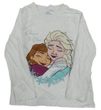 Bílé triko s Frozen Disney