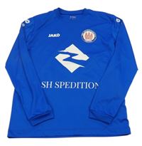 Safírový sportovní dres so znakom a číslom JAKO