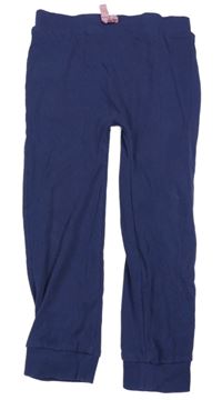 Tmavomodré rebrované tepláky George