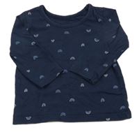 Tmavomodré tričko s duhami George