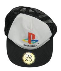 Černo-bílá kšiltovka s logem - PlayStation H&M