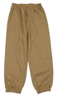 Hnedé cuff nohavice SHEIN