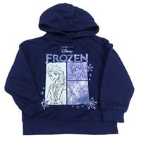 Tmavomodrá mikina s Frozen a kapucňou Primark