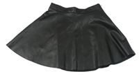 Čierna koženková sukňa H&M