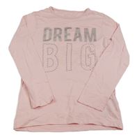 Ružové tričko s nápisom zn. Primark