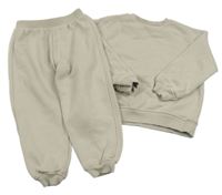 2set - Béžová mikina + tepláky Zara