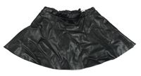 Čierna koženková sukňa H&M
