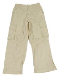 Béžové široké cargo rifle Primark