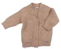 Pudrový vlnený cardigan Reserved