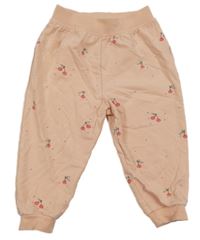 Meruňkové tepláky s třešněmi Zara