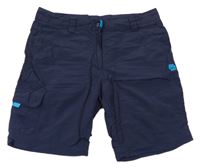 Tmavomodré outdoorové kraťasy Fit-z