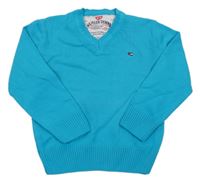 Azurový svetr Tommy Hilfiger