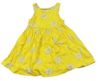 Žlté kvetované šaty Nutmeg