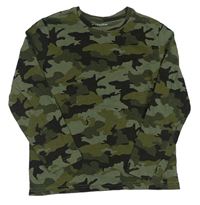 Khaki army pyžamové tričko Primark