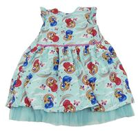 Světlemodré plátěné šaty s Shimmer a Shine George