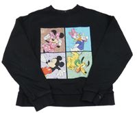 Černá mikina s Minnie a kamarády George