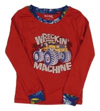 Červené triko s truckem 