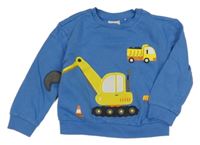 Modrá mikina s bágrom Lily & Dan