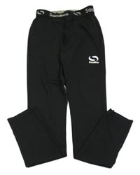 Černé spodní funkční kalhoty s logem Sondico