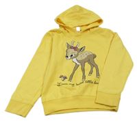 Žltá mikina s kolouškem a kapucňou Dopodopo