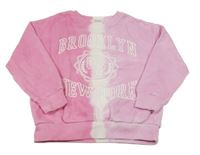 Růžová mikina s nápisem Next