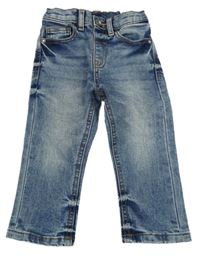 Tmavomodré melírované skinny rifle Next