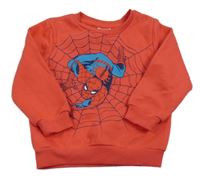 Jahodová mikina so Spidermanem Marvel