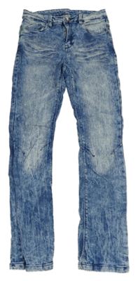 Svetlomodré plesňové skinny rifle Y.F.K.