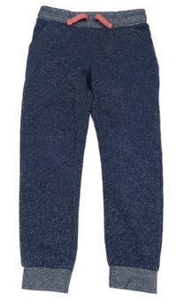 Tmavomodré třpytivé tepláky Kiki&Koko