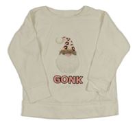 Smotanová mikina so škriatkom Next