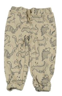 Béžové tepláky s diny Primark