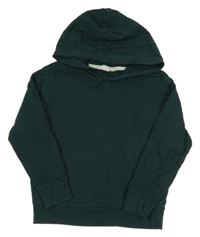 Tmavozelená ľahká mikina s kapucňou H&M