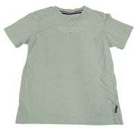 Mintové tričko s nápisom Jack & Jones